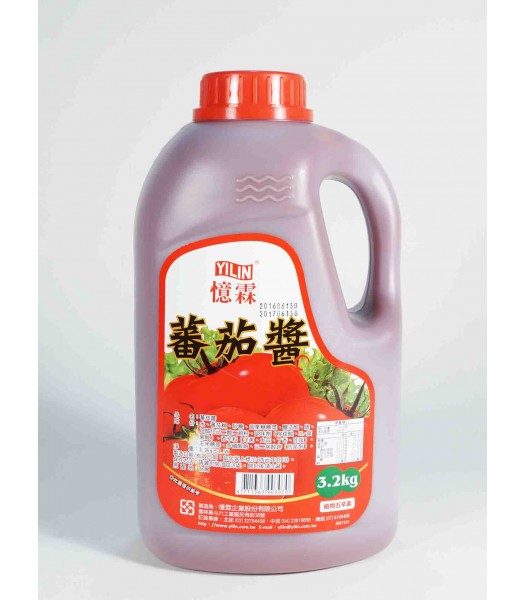 H02017-憶霖蕃茄醬(塑膠桶)3.2KG/桶