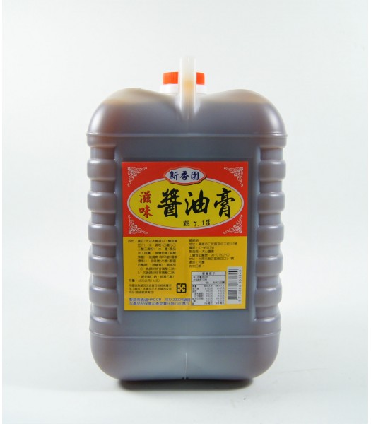 H02107-新香園醬油膏 3kg/桶