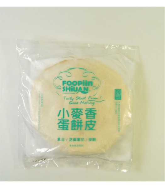 K06030-小麥香素白蛋餅皮30張/包
